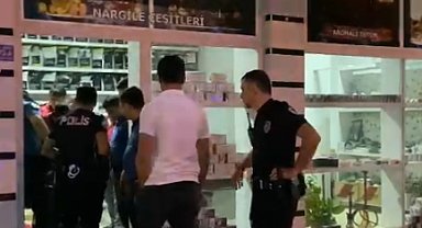 Bıçakla geldi, iş yeri sahibi tarafından tabancayla vuruldu