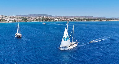 Blue Panda yelkenlisi, Datça'da