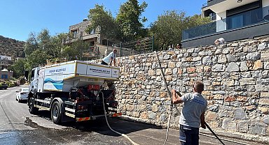 Bodrum'da tankerle su dağıtımı