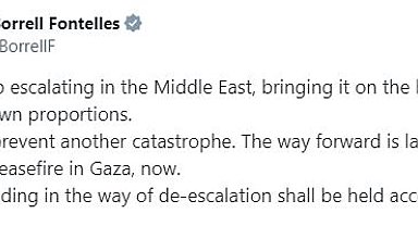 Borrell: Gerginliğin azaltılmasına engel olan herkes sorumlu tutulacaktır