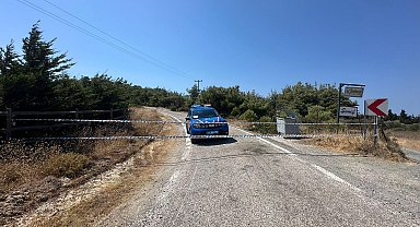 Bozcaada'da yangın riski nedeniyle Polente Feneri'ne girişler yasaklandı