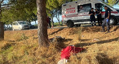 Bursa'da ağaca çarpan motosikletin sürücüsü öldü