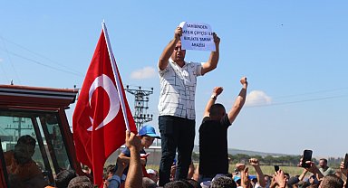 Bursa'da çiftçi eylemi