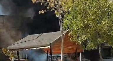 Bursa'da çocuk parkında yangın