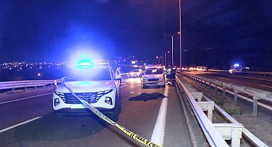 Büyükçekmece TEM'de yolun karşısına geçmeye çalışan yaya, otomobilin çarpması sonucu öldü