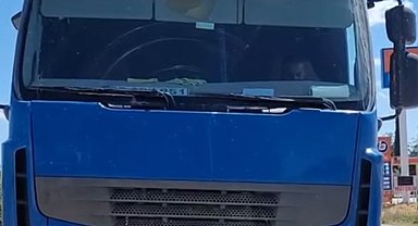 Çakarlı kamyonun sürücüsüne 6 bin 439 lira ceza