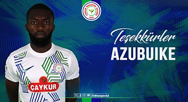 Çaykur Rizespor, Azubuike ile yollarını ayırdı