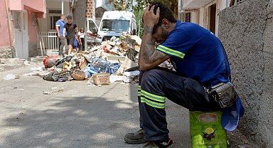Çöp evden 8 kamyonet atık çıktı; temizlik işçisi fenalaştı