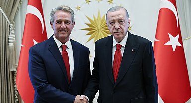 Cumhurbaşkanı Erdoğan, ABD Büyükelçisi Flake ile görüştü