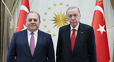 Cumhurbaşkanı Erdoğan, Yargıtay Başkanı Kerkez ile görüştü