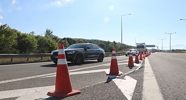 D-100'ün Bolu geçişi, ağır taşıtlara sınırlandırıldı