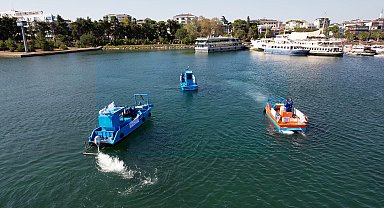 Denizlerdeki kirliliğe karşı 9 bölgede 14 deniz süpürgesi faaliyette