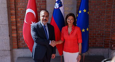 Dışişleri Bakanı Hakan Fidan'ın Slovenya temasları