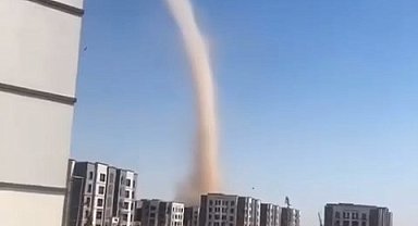 Diyarbakır'da hortum kamerada