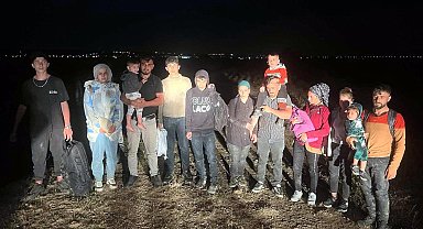 Edirne'de 24 kaçak göçmen yakalandı