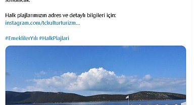 Emeklilere, halk plajlarındaki şezlong ve şemsiye ücretsiz