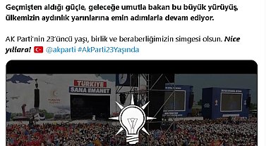 Emine Erdoğan, AK Parti'nin kuruluş yıl dönümünü kutladı