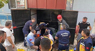 Engelli asansörü 10 metreden çakıldı: 1'i engelli ,4 yaralı