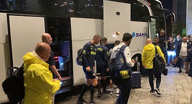 Fenerbahçe kafilesi, Rize'ye geldi