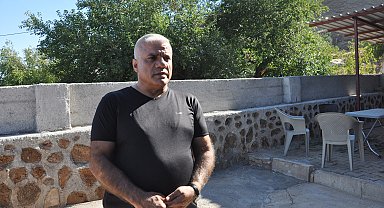 Gaziantep'te bahçede çay içen ailenin yanına yorgun mermi düştü