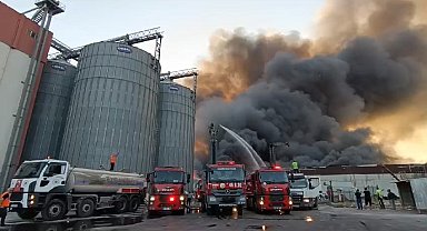 Gaziantep'te, halı fabrikasında yangın- 1