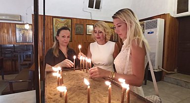 Hatay'da Meryem Ana için ayin düzenlendi