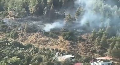 Hatay'da orman yangını; 1,5 saatte kontrol altına alındı