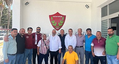 Hataysporlu taraftarlardan yönetime destek ziyareti