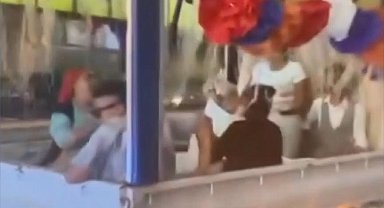 İstanbul - Ataşehir'de kamyonetle gelin aldılar