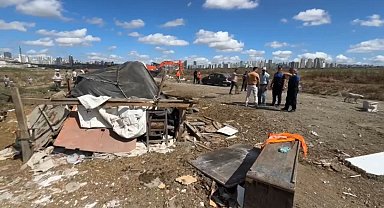 İstanbul - Avcılar'da kaçak ahır ve barakalarda ikinci yıkım