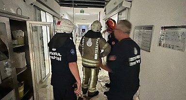 İstanbul - Bakırköy Prof. Dr. Murat Dilmener Hastanesi'nde asma tavan çöktü