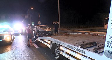 İstanbul - Beşiktaş TEM Otoyolu'nda zincirleme trafik kazası; 1'i ağır 3 yaralı