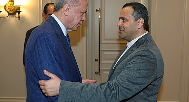 İstanbul- Cumhurbaşkanı Erdoğan, İsmail Heniye'nin oğullarını kabul etti