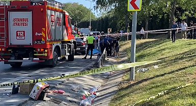 İstanbul - Esenler'de emniyet şeridinde kaza: 1 ölü