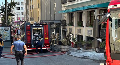 İstanbul - Fatih'te iş yerinin çamaşırhane bölümündeki yangın söndürüldü