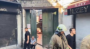 İstanbul - Kapalıçarşı'da kuyumcu atölyesinde yangın - 1