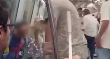 İstanbul-Metroda çocuğa şiddet uygulayan şüpheli gözaltına alındı