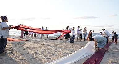 İstanbul- Şile bezi nakış nakış işlendi, sanata dönüştü