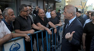 İstanbul - Vali Gül'den İETT otobüsünün 4 katlı binaya çarptığı olay yerinde inceleme