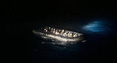 İzmir açıklarında, 115 düzensiz göçmen yakalandı