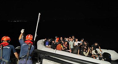 İzmir'de 133 düzensiz göçmen yakalandı, 46 göçmen kurtarıldı
