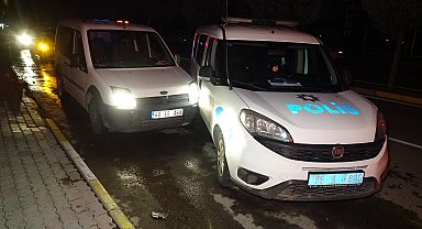 Kaçan alkollü sürücü, polis otosuna çarpınca yakalandı
