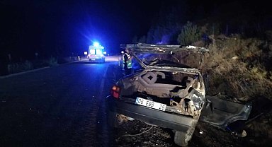 Kastamonu'da otomobil takla attı: 5 yaralı