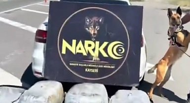 Kayseri'de 41 kilo uyuşturucu ele geçirildi; 2 gözaltı