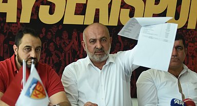 Kayserispor Başkanı Ali Çamlı: Olivier Kemen'deki hatamdan dolayı 96 bin 250 Euro'yu kulübe bağışlıyorum