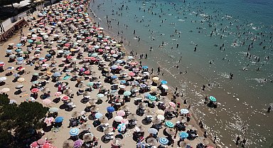 KOCAELİ Tatilcilerle dolan Kandıra, Akdeniz'i aratmadı