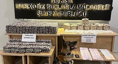 Kuruyemiş paketlerinden uyuşturucu çıktı; 4 gözaltı