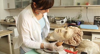 Laodikya Antik Kenti'nde renkli 'Skylla Grubu' heykelleri bulundu