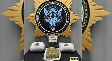 Malatya'da yolcu otobüsünde 27 kilogram uyuşturucu ele geçirildi