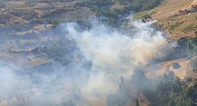 Manisa'daki orman yangınında 2'nci gün